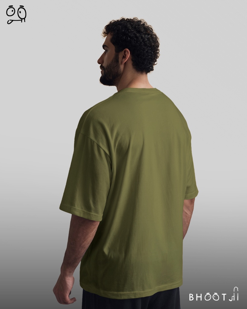 Olive Green Oversized T-shirt