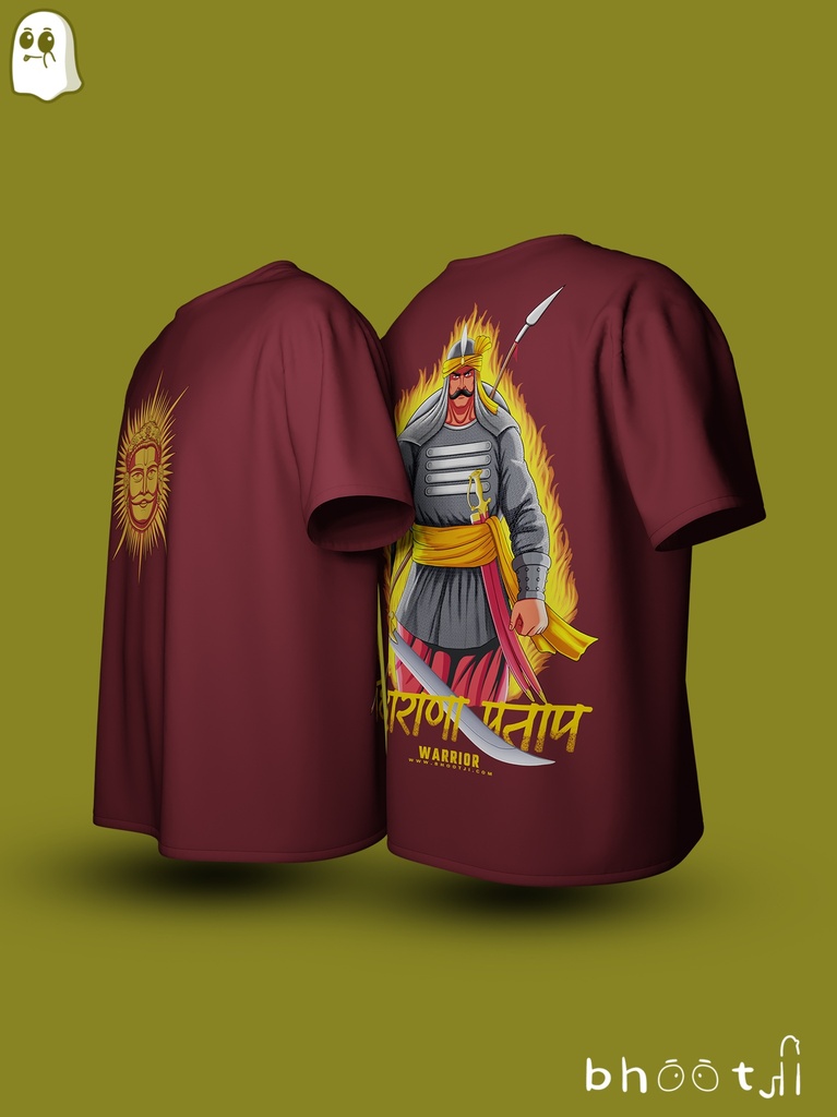 Maharana Pratap Ji Oversized T-shirt